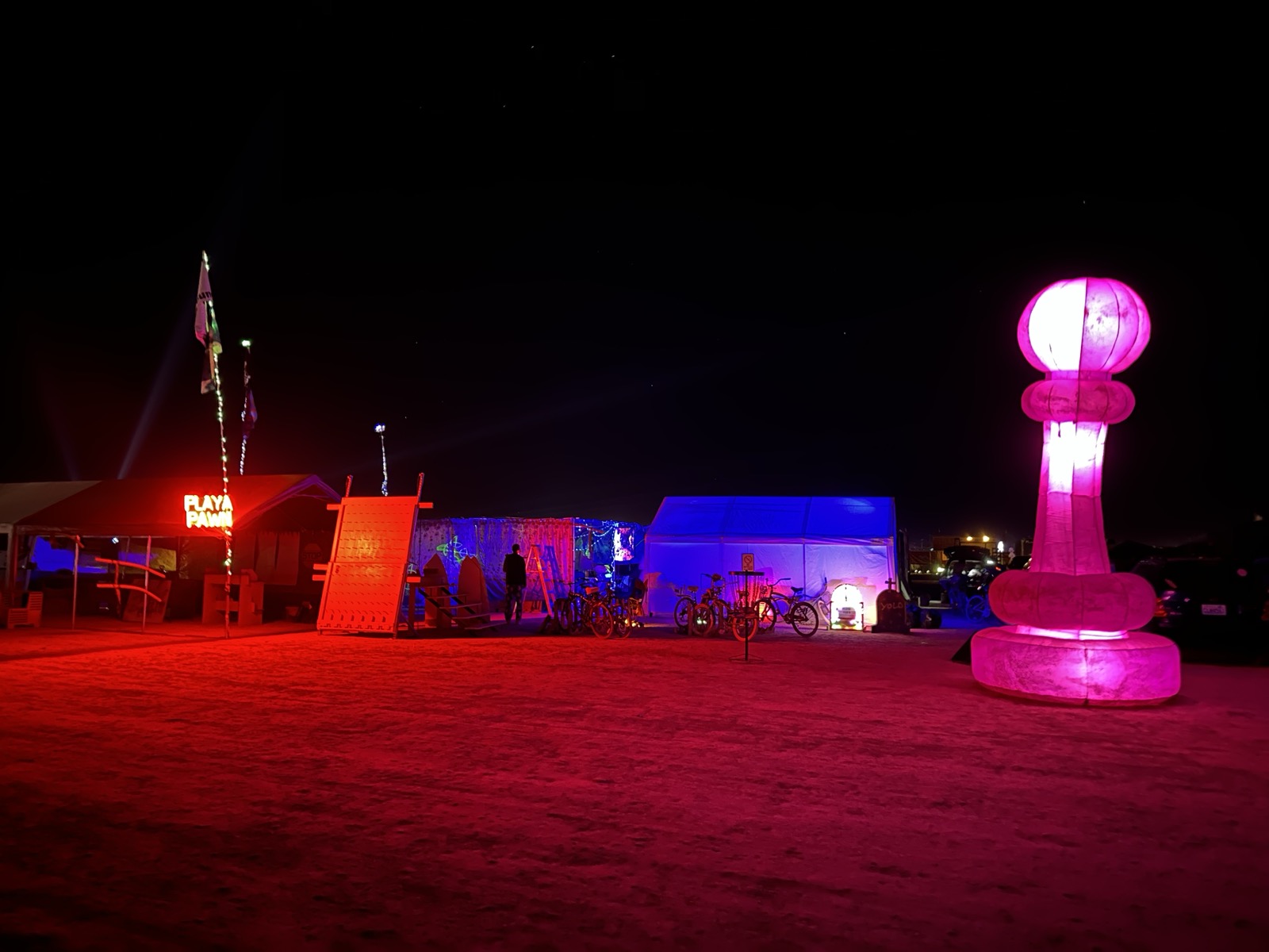 Playa Pawn camp life